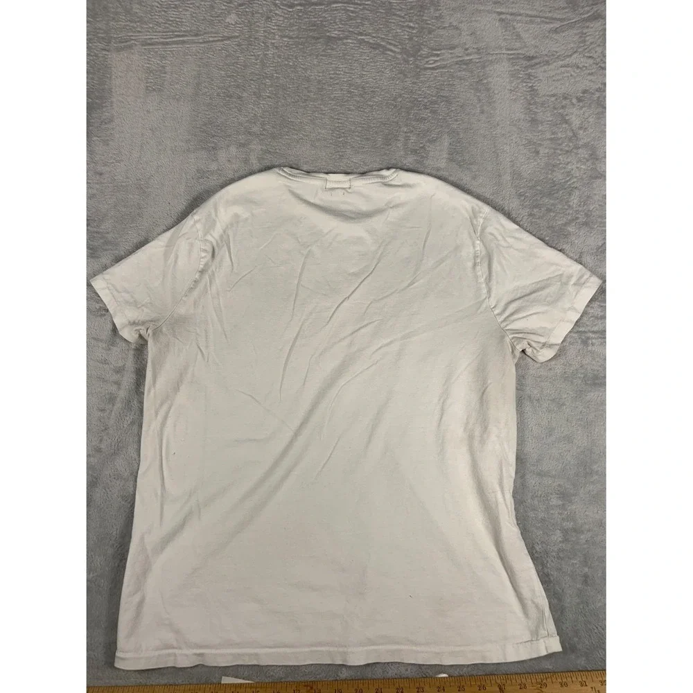 Polo Ralph Lauren Bear Men's T-Shirt L White Classic Fit Cotton
